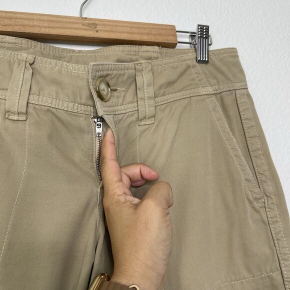 James Perse Pants Sz 27 Straight Tan 33" Cotton Utility Khaki Casual Minimalist - Picture 8 of 13